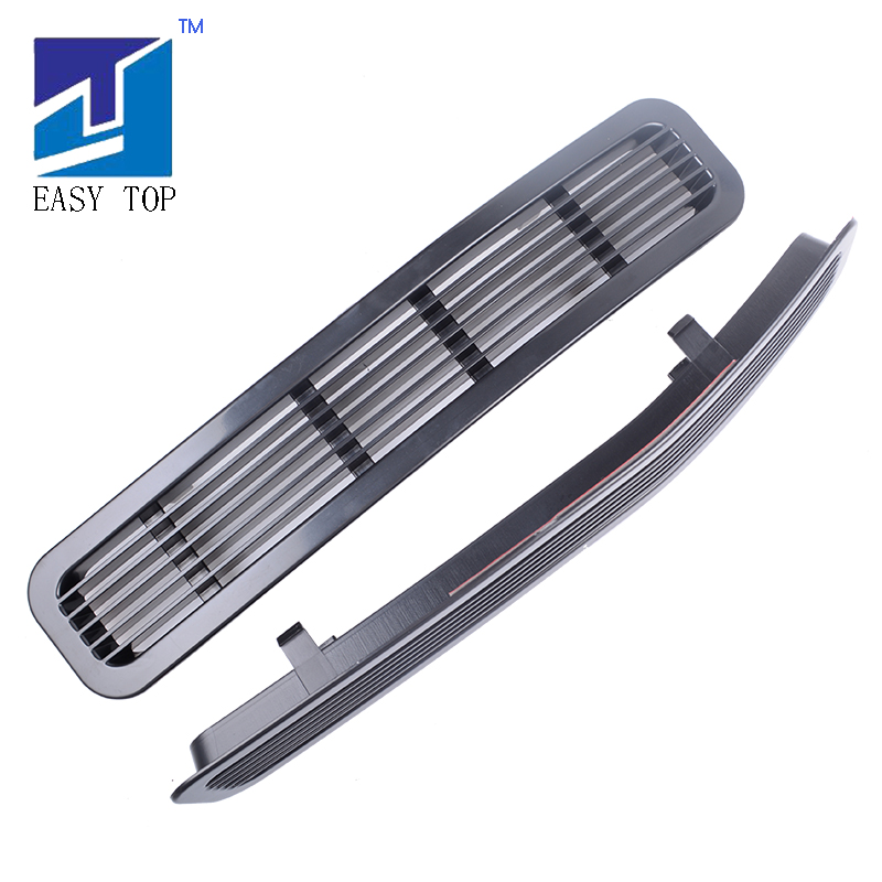 Black Clip in Front Grill Mesh Grille Insert Kit for 1996-2007 Jeep TJ Wrangler Accessories