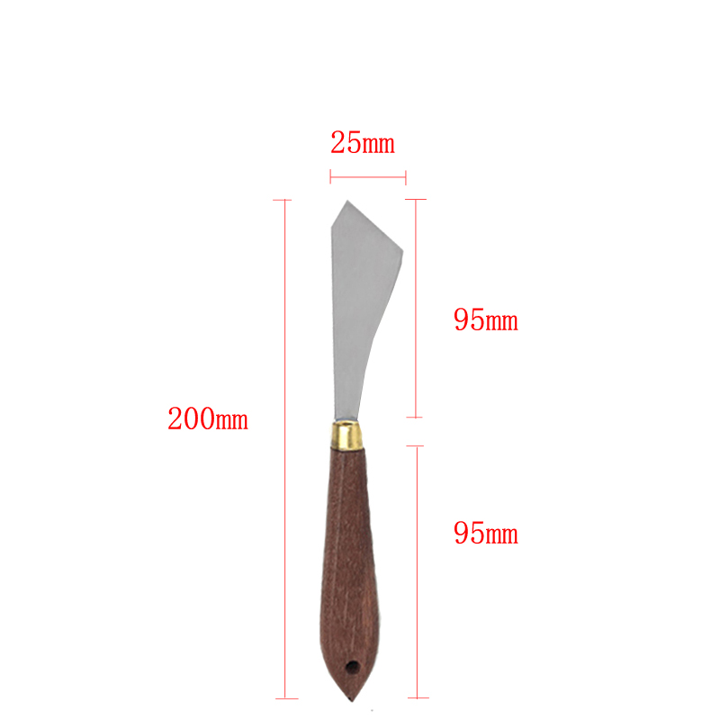 Palette Oil Mix Scrape Scraper Knife Texture Painter Paint Tool Artist Art Draw Spatula Drawer watercolor Student Pigment: H