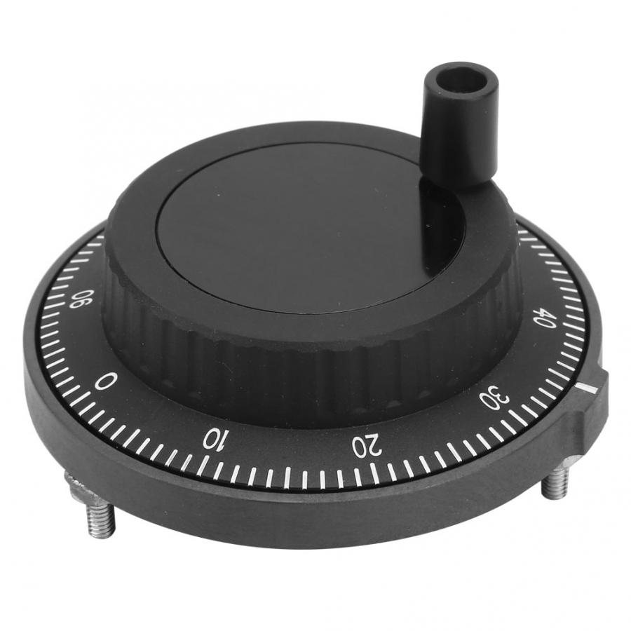 Pulse Generator Handwheel 5V 80mm 6Pin Plastic CNC Pulser Handwheel 100PPR Manual Pulse Generator Rotary Encoder