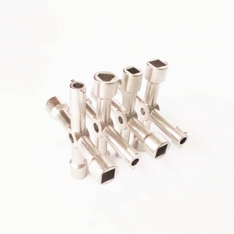 Llave triangular multifunción de 4 formas llave triángulo llaves de fontanero para Gas medidor eléctrico gabinetes purgar radiadores
