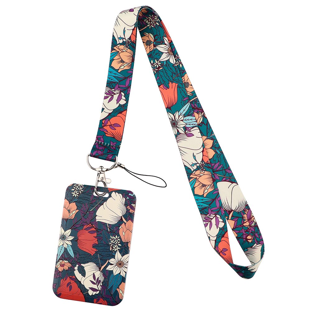 CB1272 Rose Bloem Telefoon Lanyard Sport Strap Hals Touw Mobiele Telefoon Strap Usb Badge Houder Lanyard Hals Ketting Accessoires: 6