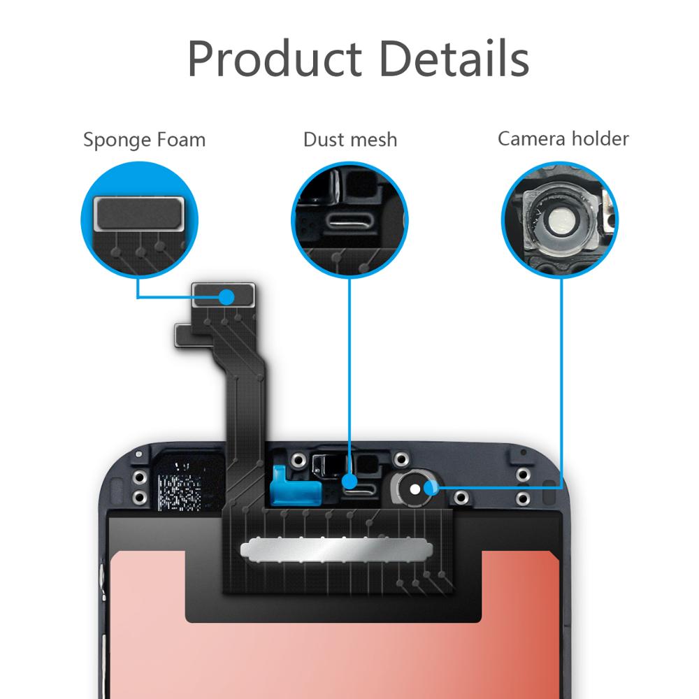 iPhone 6/6S/6 Plus LCD Display - Touchscreen Digitizer Assembly with Frame - For Apple iPhone 6/6S/6 Plus