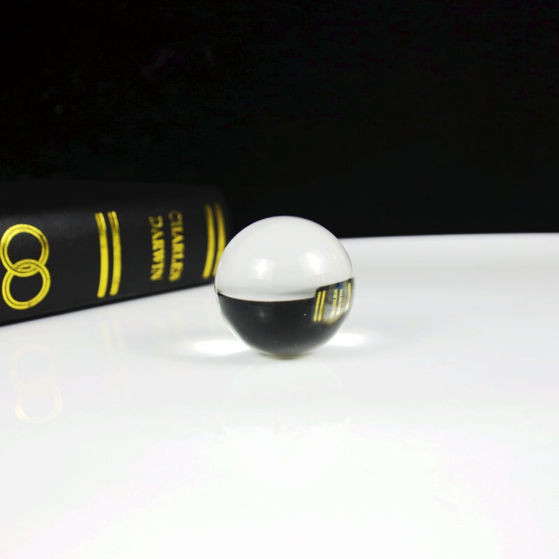 50mm färgglada kristallglaskulor magiska bollen globe fotografi dekoration kristall hantverk: Klar