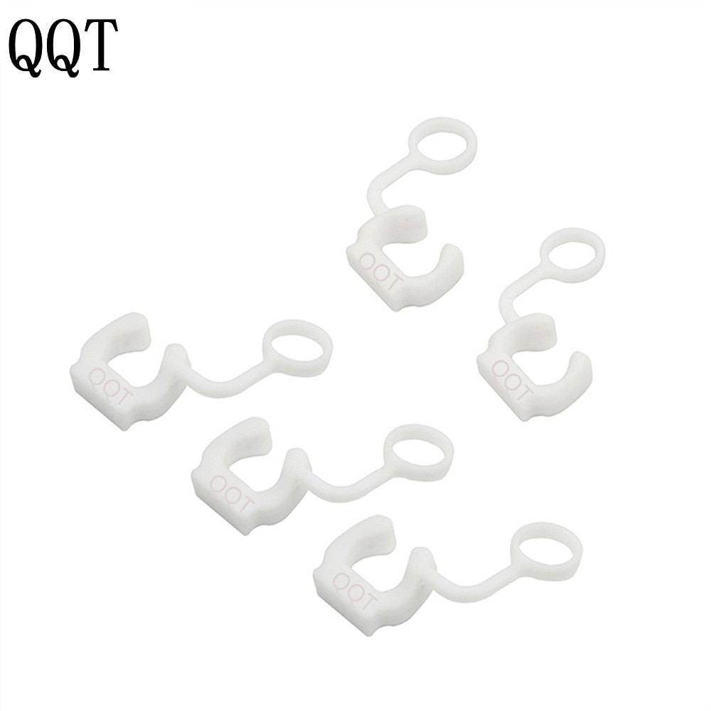 QQT 5 Stks/set Voor Gopro Silicone Rubber Springs Plug Blok voor GoPro Hero 6 5 4 3 3 + Accessoires Wit Kleuren