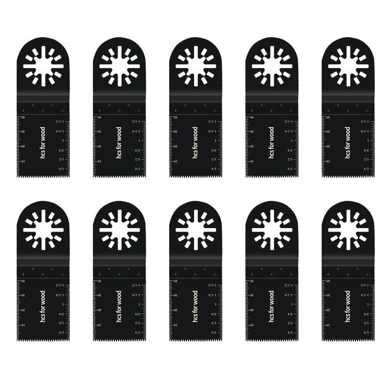 10-50Pcs 35mm Multi-Function Saw Blade Oscillating Multitool Blades Set Universal Cutter Blade Renovator Power Tools Accessory: 10PCS