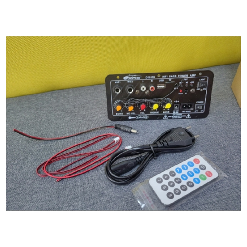 Cyfrowa Płyta Wzmacniacza Bluetooth - D10 220V - Mikrofon Karaoke Wzmacniacz Kina Domowego