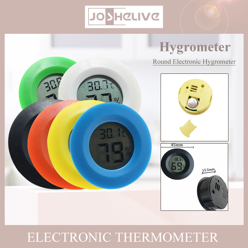 Mini LCD Digital Thermometer Hygrometer Fridge Freezer Tester Temperature Humidity Meter Detector Thermograph Indoor Instrument