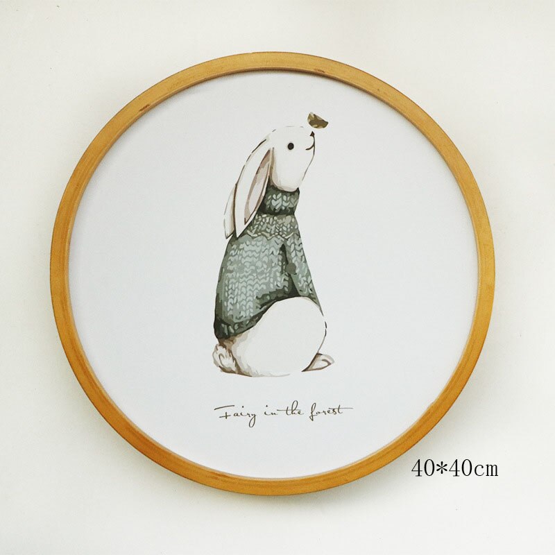 Cadre Photo rond chinois Stle salon 1 pouce 14 pouces 16 pouces 0 pouces tenture murale cadre Photo décoration ok: 40x40cm yellow