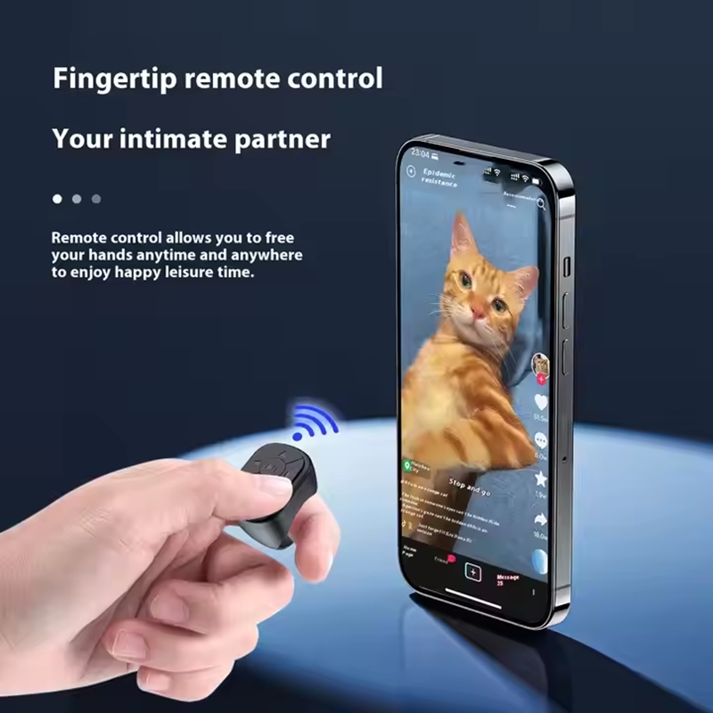 Xiaomi Auto Clicker Afstandsbediening Paginadraaier Automatisch continu klikapparaat Draadloze knop Scrollen Knopring Vingertop