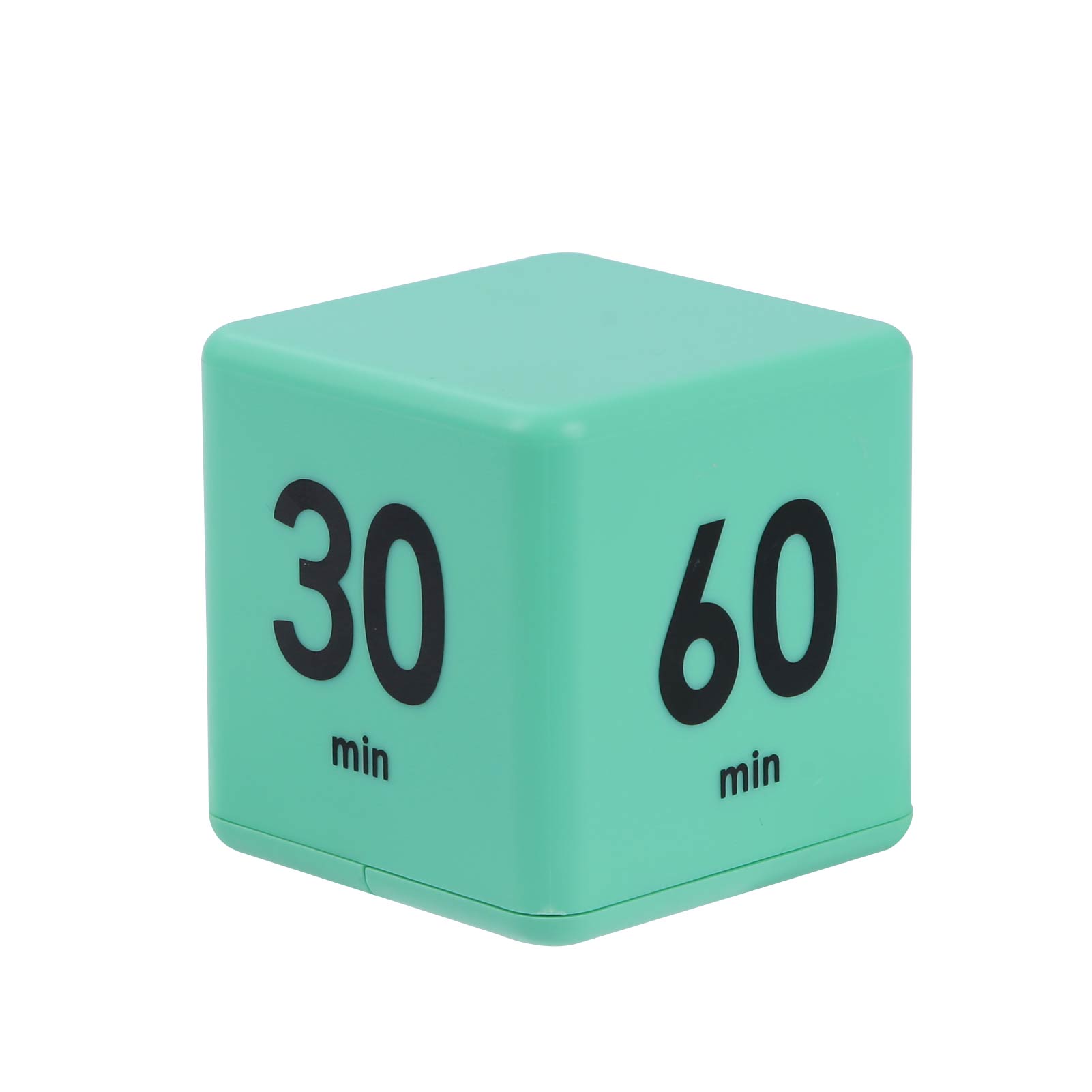 Rollover Timer For Set Time Reminder Kitchen Study Sport Office Portable Time Management Tool Cube Countdown Timer: Green