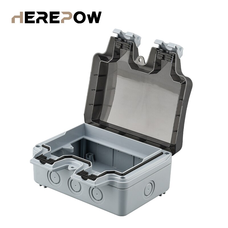 Herepow IP66 Waterproof Weatherproof outdoor outlet, 1 set universal / UK standard