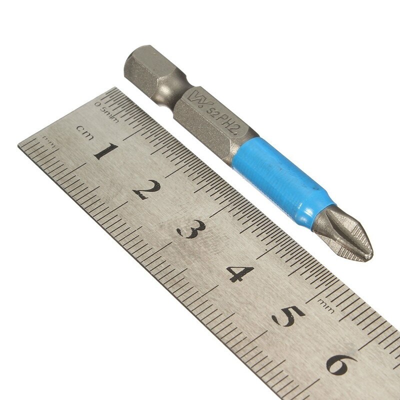 10/5/2 Stuks Schroevendraaier Bits Set 50Mm PH2 Anti-Slip Met Magnetische 1/4 "Hex schacht Past Hand Elektrische Boor Driver Hand Accessoires