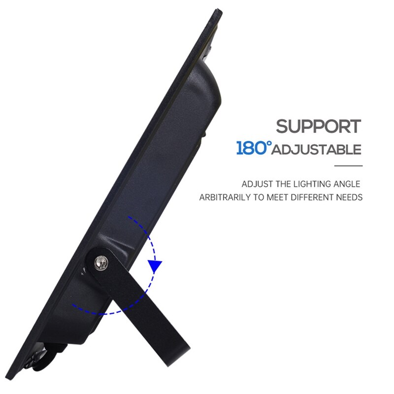 2 stk ledet flomlys utvendig utendørsbelysning ledet søkelyset ledet gatelampe  ip66 vanntett vegglampe 50w 100w 200w 300w