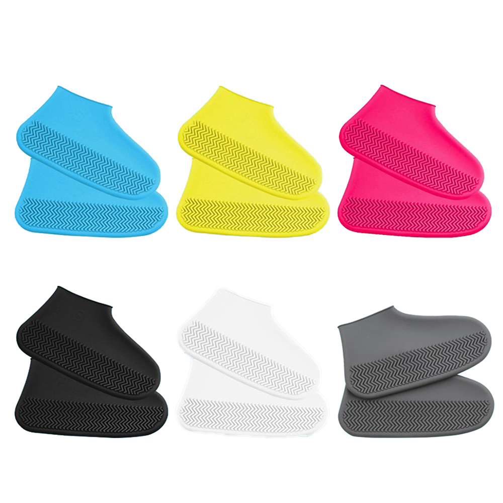 Stivali da pioggia in Silicone copriscarpe impermeabili copriscarpe in gomma riutilizzabili per ciclismo scarpe da pioggia protezioni bambini galoppo antiscivolo