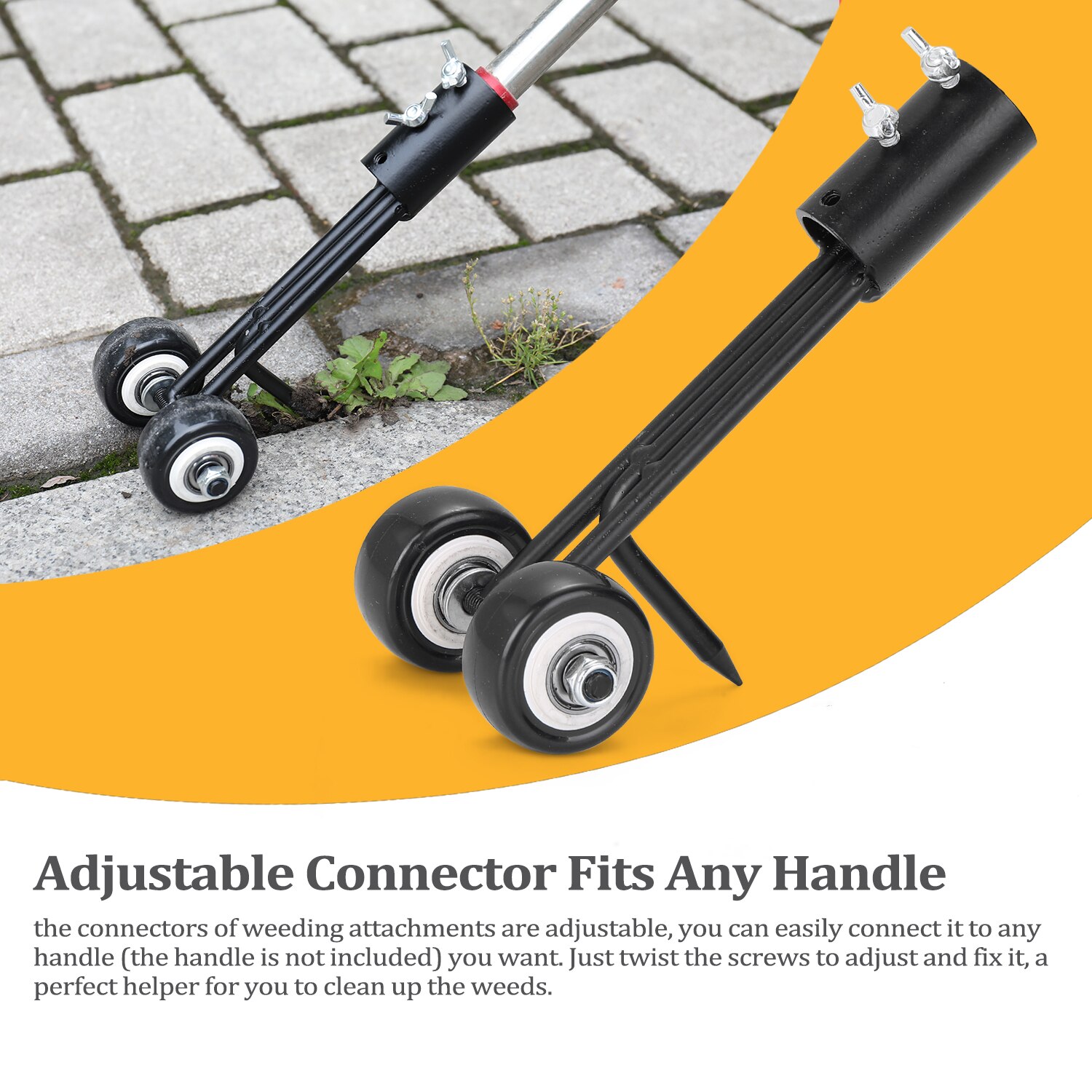 Adjustable Snatcher Lawn Mower Garden Razors Roller Head Crack Grass Trimming Machine Brush Cutter Garden tools