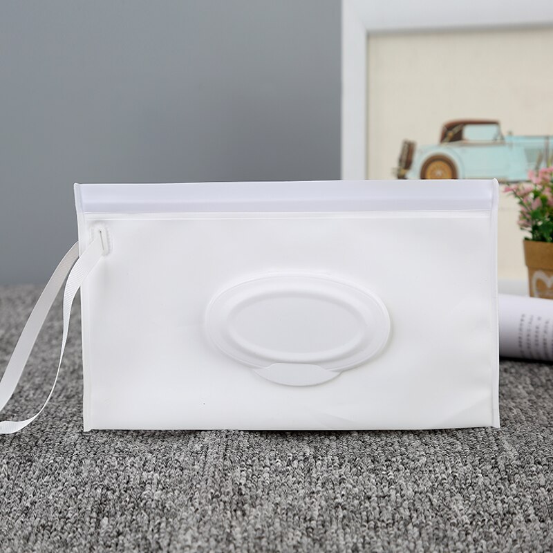 Reusable Wet Wipes Box Convenient Storage Bag Eco-friendly Easy-carrying EVA Tissue Container Bag Print 24x13.5cm