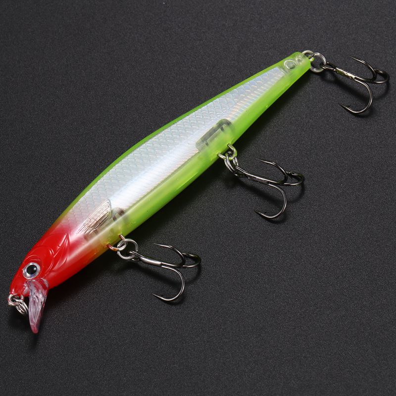 1PCS Minnow Fishing Lure 11CM 13G Pesca Hooks fish Wobbler Tackle Crankbait Artificial Hard Bait Swimbait B Style