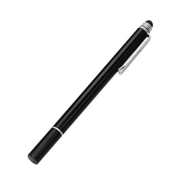 Bolígrafo Stylus Universal 2 in1 para Ipad lápices de Tablet dibujo lápiz táctil capacitiva pantalla pluma Stilus Smart Pen para la PC del teléfono móvil: black hook pen
