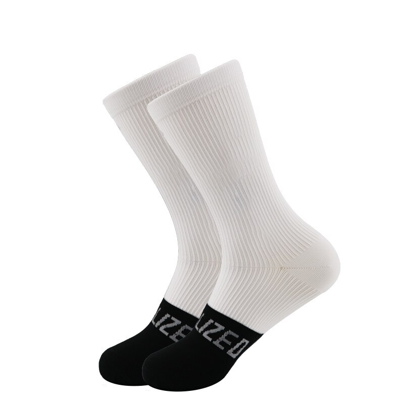 Women Men Cycling Sport Socks Breathable Spring Summer Riding Climbing Hiking Socks Stocking: White