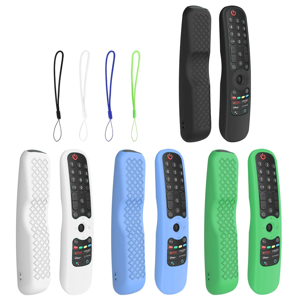 Kolorowe silikonowe etui do LG AN-MR21GC MR21N/21GA Pokrowiec ochronny na pilota do LG OLED TV Magic Remote AN MR21GA Case