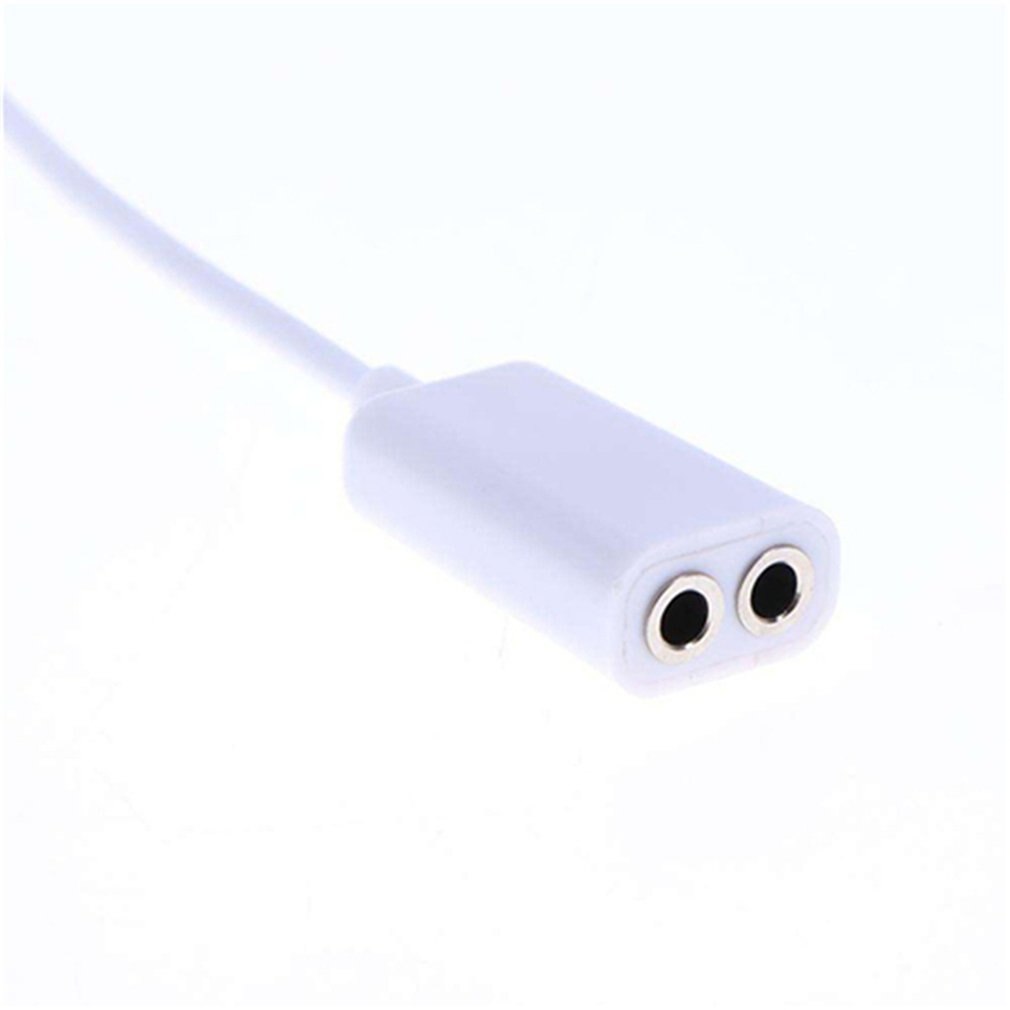 3.5mm Double Earphone Headphone Splitter Cable Cord Adapter Jack Plug Audio Cable Cellphone Accessories