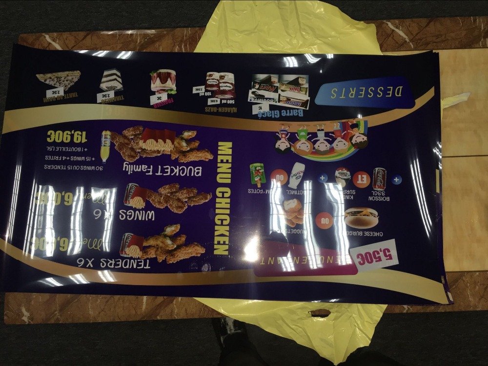 Light Box Film Print,Poster/Picture For LED Light Box Display
