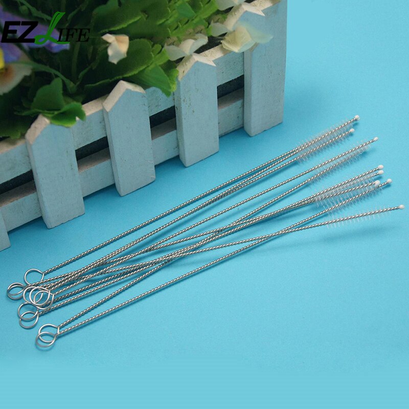 1 pc aço inoxidável garrafa escovas de limpeza chaleira bebê cm0015 limpeza do bebê h4m8 escovas escova garrafa material bico bule h6a2