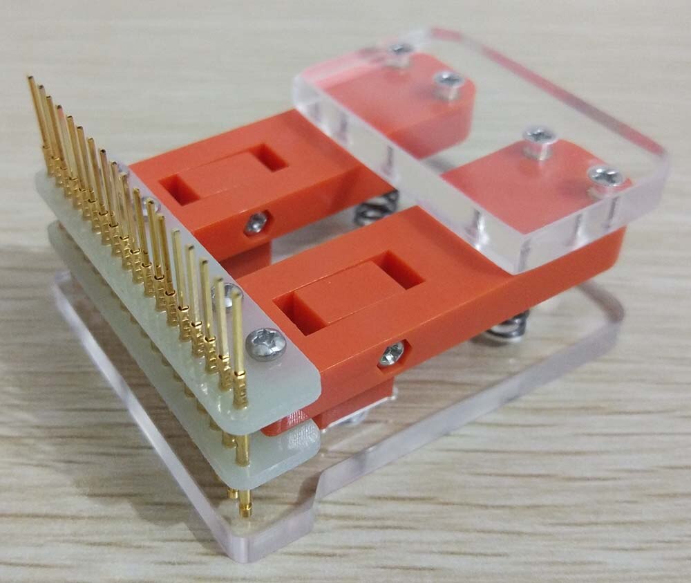 LCD écran testeur PCB pince gabarit montage sonde 2.54 (sans fil) télécharger programme programmation brûler