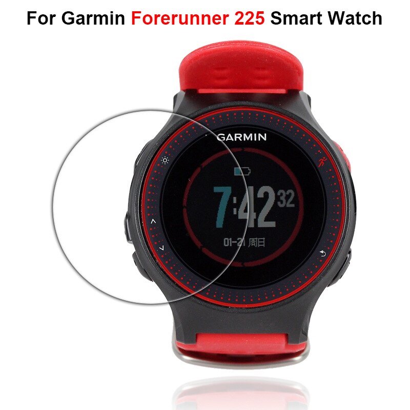 9H 2.5D Tempered Glass For Garmin Forerunner 35 45 220 225 230 235 245 620 630 735xt 935 945 Smart Watch Screen Protector Film: For Forerunner 225
