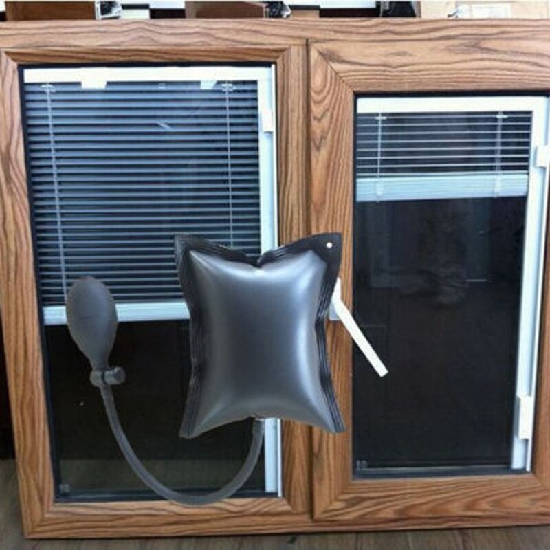 Zwarte Auto Raam Deur Pump Wedge Airbag Opblaasbare Open Entry Hand Repair Tool