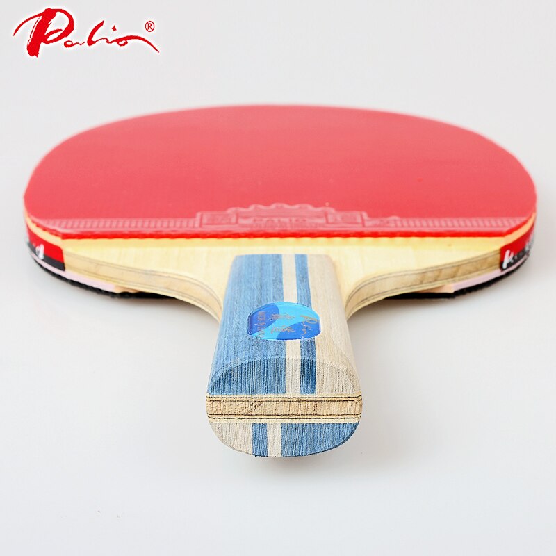 Raqueta De tenis De mesa Palio, raqueta De Ping Pong De goma HADUO, raqueta De Ping Pong De madera y carbono puro