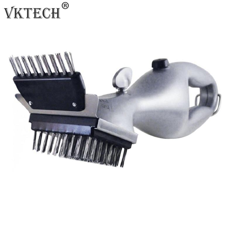 Stainless Steel BBQ Cleaning Brush Outdoor BBQ Grill Brush Barbecue Grill Cleaner Steam BBQ Accessories Cooking Tools