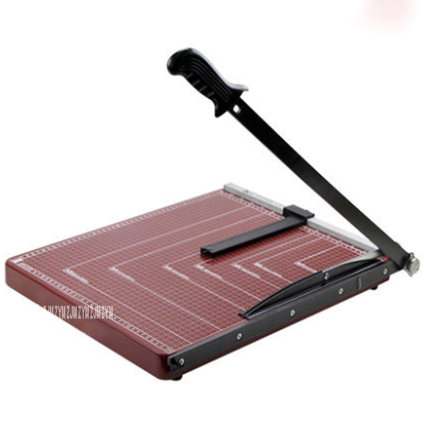 1PC A3QZD Iron Metal Ream Guillotine 17" A3 Size Stack Paper Cutter Paper Cutting Machine Photo Paper