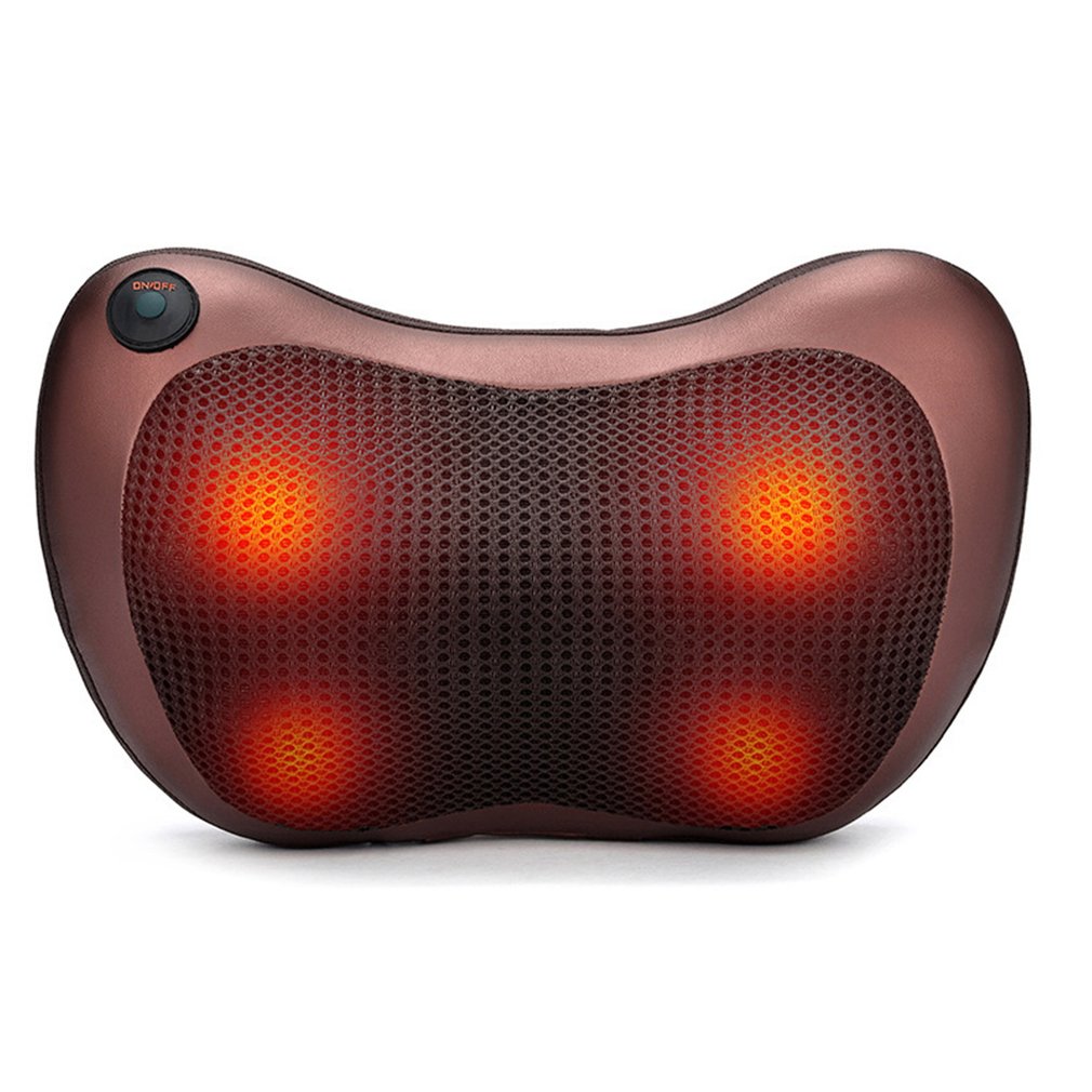Vehicle-mounted Household Cervical Massager Whole Body Multifunctional Low Voltage Heating Massage Pillow