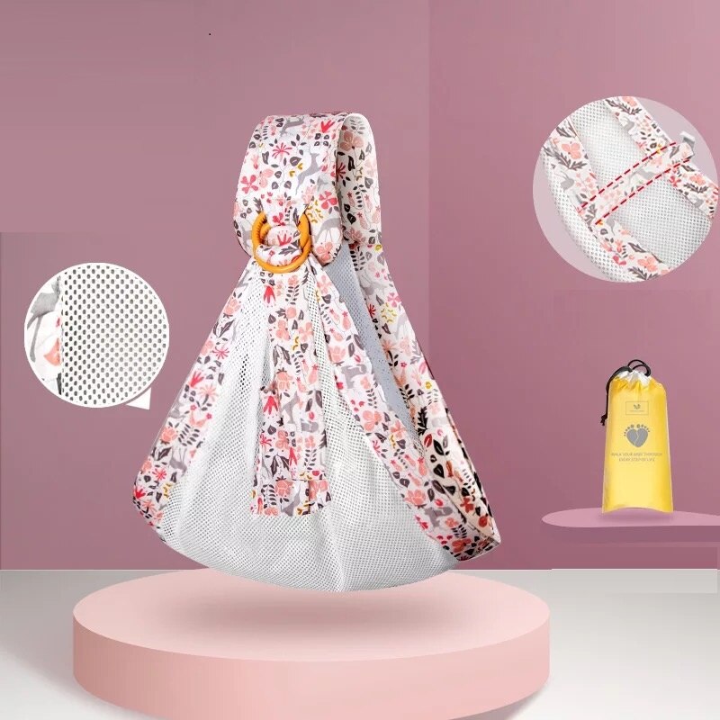 Porte-bébé ergonomique 100% coton biologique pour enfant, sac à dos, housse kangourou, bonne: Breathable tree