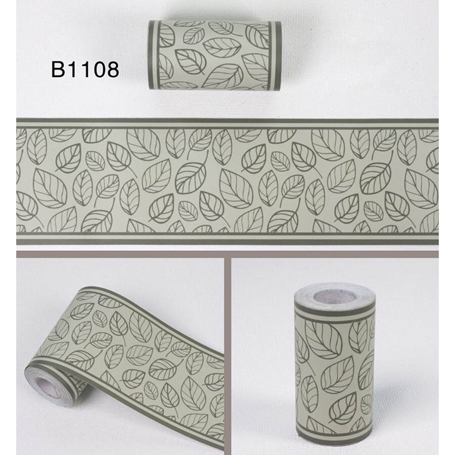 Pegatinas de pared autoadhesivas de cintura de 0,1x10m, línea de rodapié para sala de estar, cocina, baño, película decorativa impermeable para jardín de infantes: Gris claro