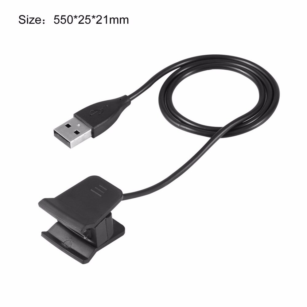 Agrafe de chargeur de fil de cordon de câble de charge d'usb de remplacement pour le Bracelet Intelligent de montre intelligente de Bracelet de Fitbit Alta HR
