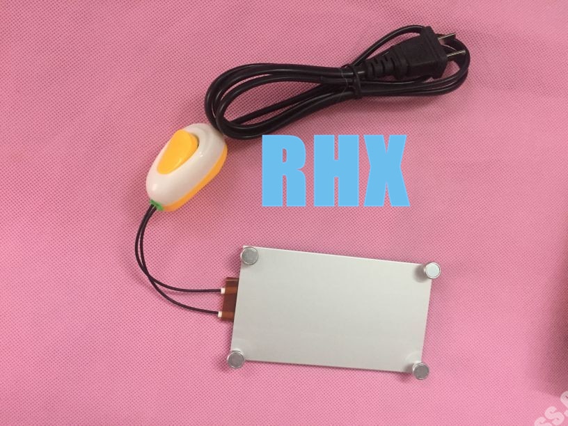 Lote de 2 unidades de placa calefactora para termostato PTC, 220V, 300W, 260 grados, para retroiluminación de TV, estación de soldadura LED de 12cm x 7cM