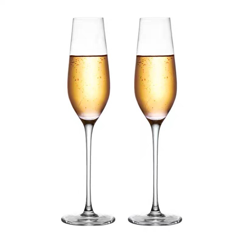 100-200ml Calice di Champagne di Vetro Senza Piombo Di vino di Cristallo di Vetro Dolce Tazza di vino di Vetro Scintillante Bicchiere di vino sbarra di Famiglia bere Vetro