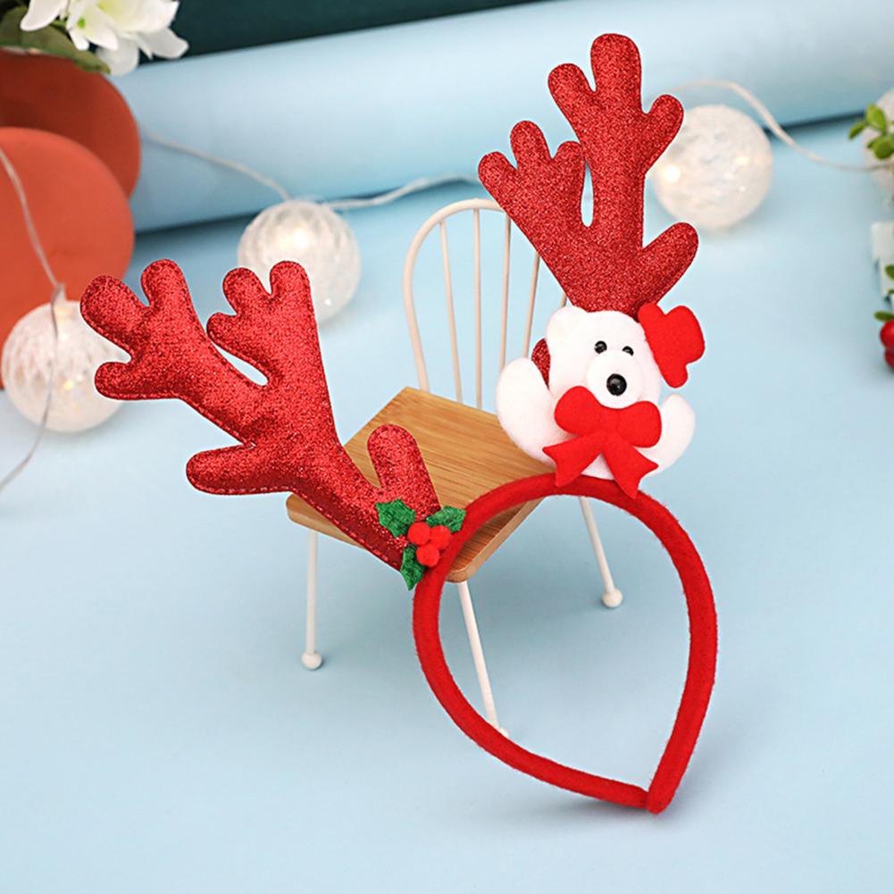 Practical Head Hoop Eye-catching Fine Workmanship Lovely Antlers Head Hoop Headwear