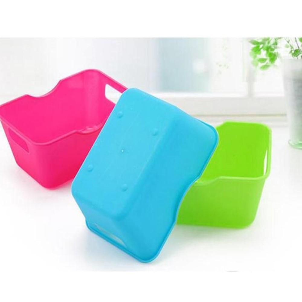 Plastic Office Desktop Storage Boxes Makeup Organizer Storage Box Accessories Housekeeping Home Organization Organizers