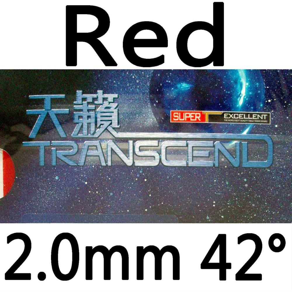 729 TRANSCEND CREAM Pips In Table Tennis Rubber with Sponge PingPong bat rubber: Red 2.0mm H42