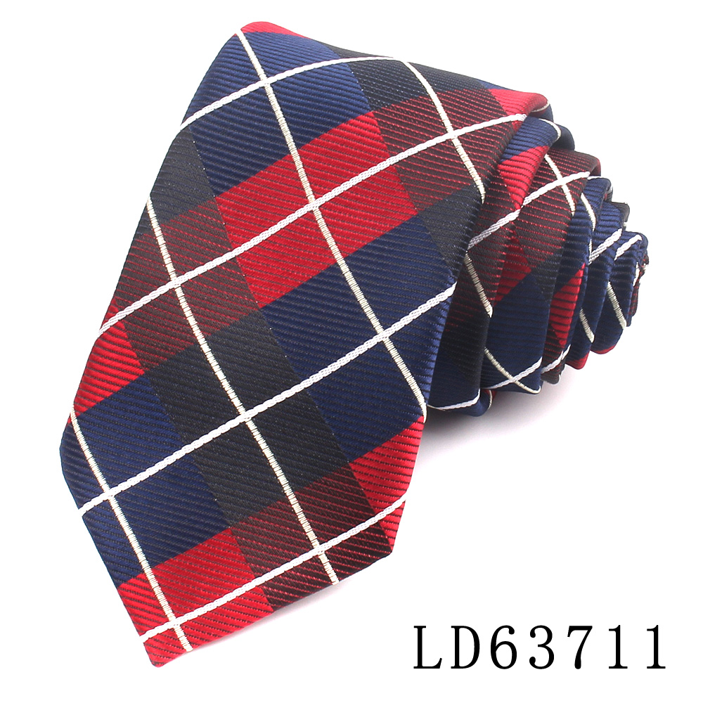 Cravates Jacquard à Carreaux pour Homme et Femme, en Polyester, Rayé, pour Mariage, Business, pour Adulte, Slim,: Or