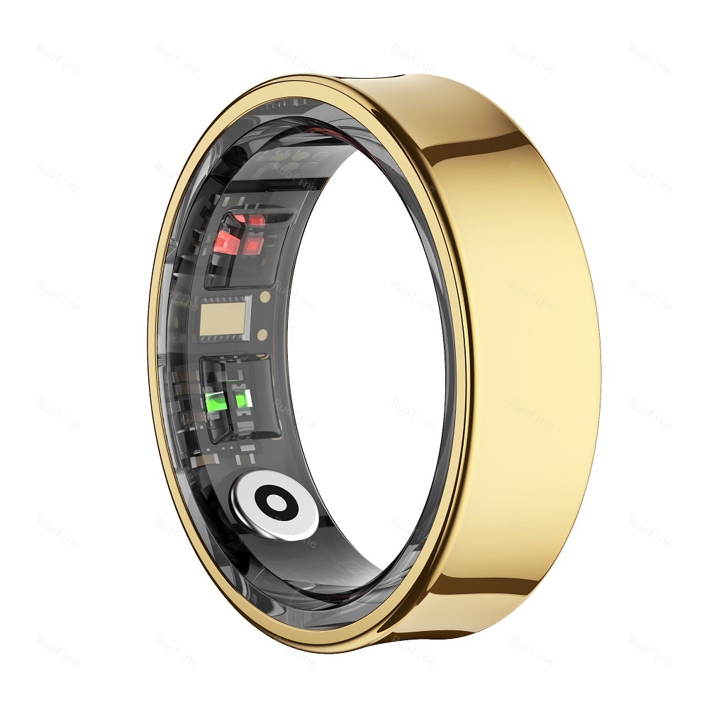 Qring Waterproof Men Women's Ring R09 R06 Smartring Connected Fitness Tracker Blood Pressure Remote Control Christmas