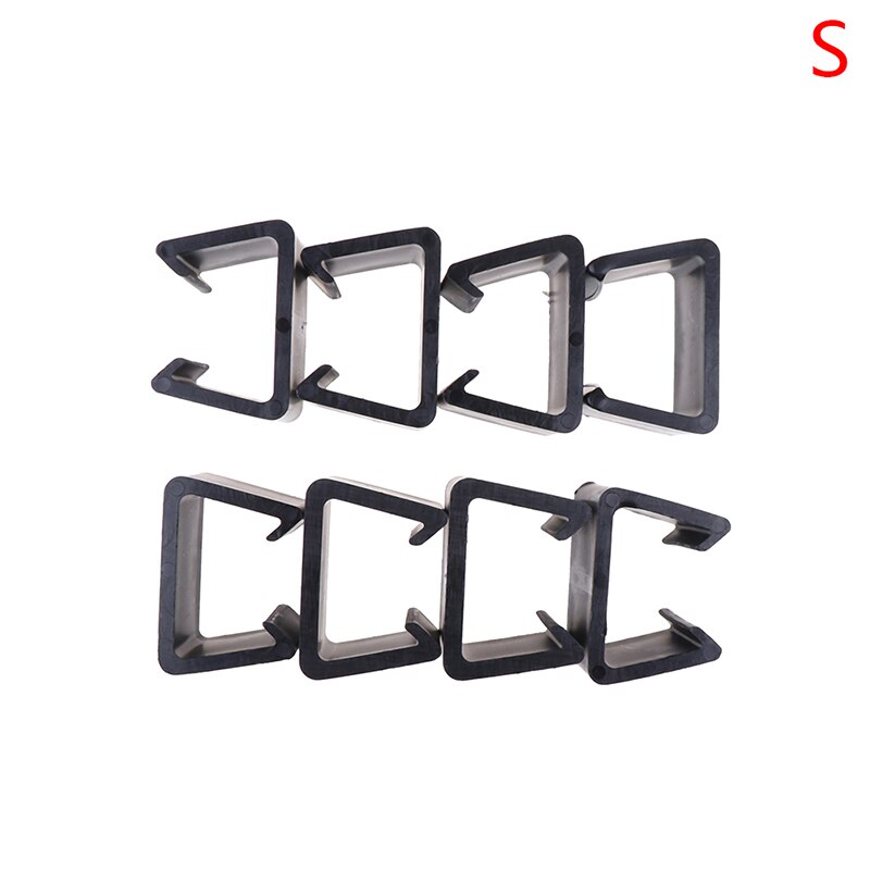 8 stk rattan møbel clips rattan sektionskonnektor fastgørelsesclips sofa justering fastgørelsesanordninger clips sml størrelse: S