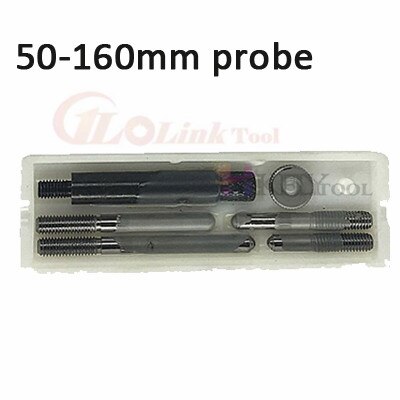 50-160mm Inner Diameter Gauge Measuring Rod + Probe Accessories Inner 10-18mm 18-35mm 35-50mm 10mm indicator Diameter Gauge Tool: 50-160mm probe