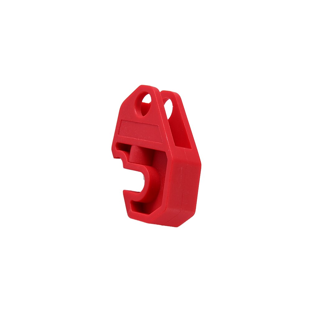 Universal Circuit Breaker Lockout Red with Screw, Locks Out All Miniature ISO/DIN Circuit Breakers
