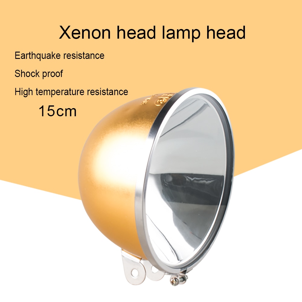 Aluminium lampkopp-tät vattentät slät reflektorkopp högtemperaturbeständig xenonlampa special hög lampkopp