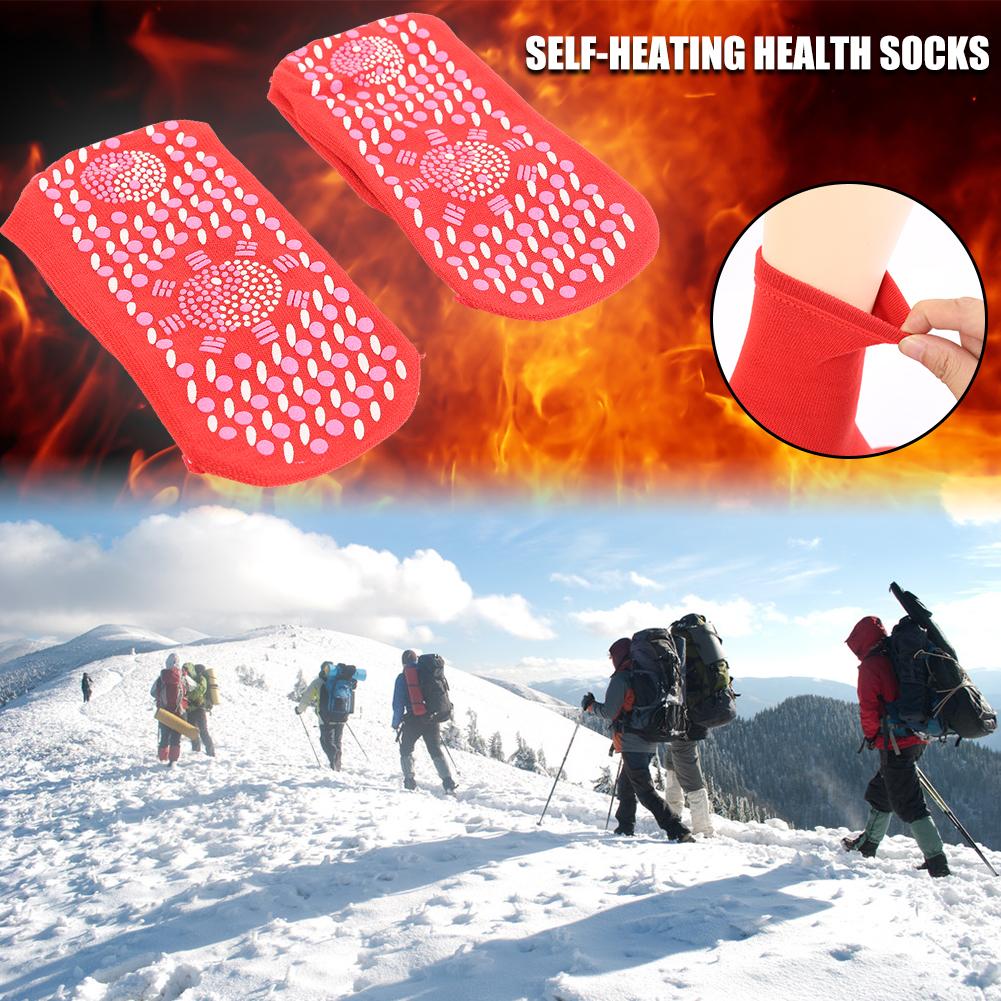 Holdbare selvopvarmede sokker slidstærke selvopvarmede sokker vinter magnetisk terapi varme sunde sokker til udendørs sport