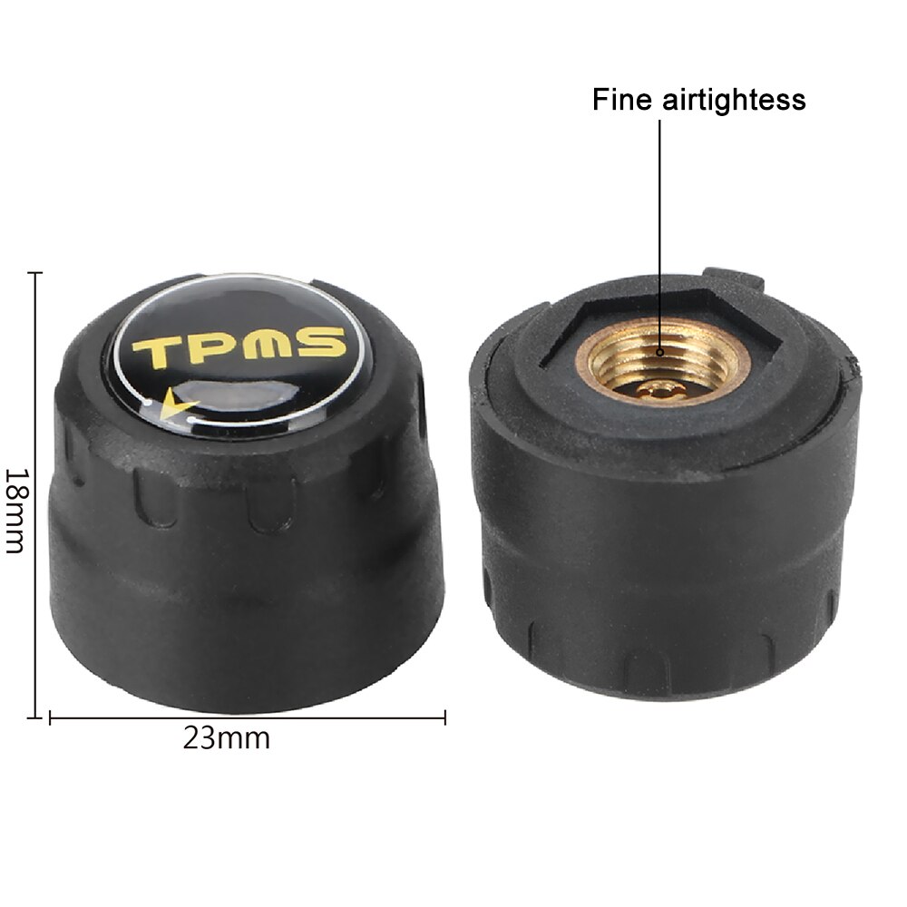 Android iOS BLE TPMS Universal Car Tire Pressure Sensor Waterproof External Alarm Tire Pressure Sensors Bluetooth 4.0 5.0